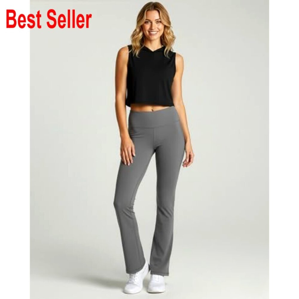 Dry-Fit Sleeveless Cropped Tank Top Hoodie 3 Pack - Athletic Workout Wear - Picture 4 of 7